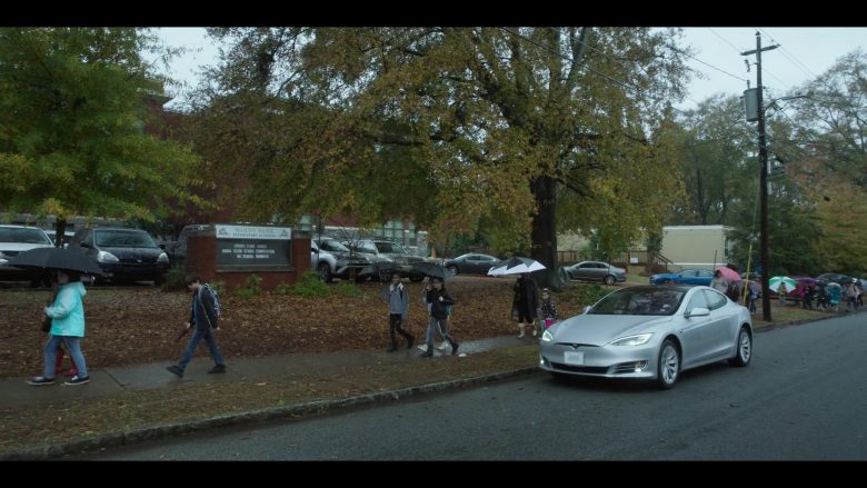 Tesla Model S Car Used by Jason Ritter as Pat in Raising Dion (1)