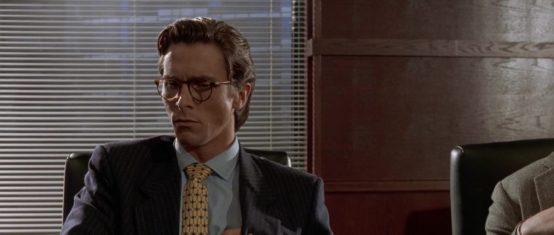 Valentino Suit and Oliver People Eyeglasses Worn by Christian Bale as Patrick Bateman in American Psycho (3)