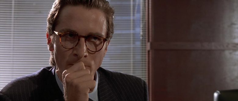 Valentino Suit and Oliver People Eyeglasses Worn by Christian Bale as Patrick Bateman in American Psycho (5)
