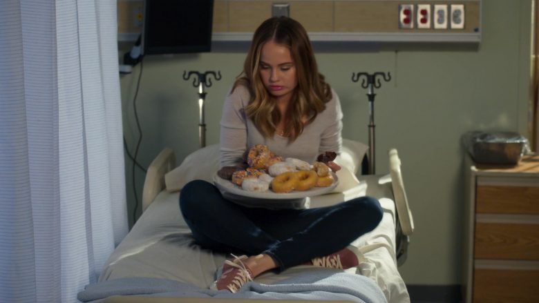 Veja Pink Shoes Worn by Debby Ryan as Patricia Bladel in Insatiable (1)