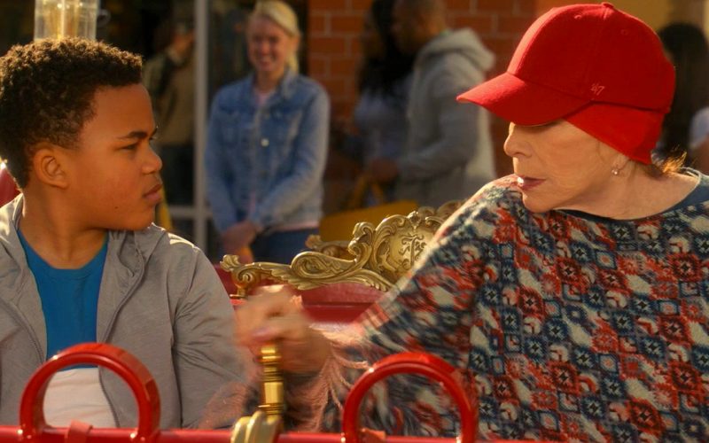47′ Brand Red Cap Worn by Shirley MacLaine in Noelle (2019)
