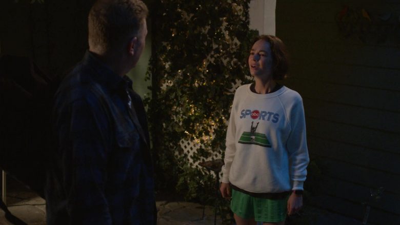 ABC Sports Channel Sweatshirt Worn by Brigette Lundy-Paine as Casey Gardner in Atypical Season 3 Episode 5 (1)