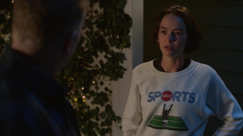ABC Sports Channel Sweatshirt Worn by Brigette Lundy-Paine as Casey Gardner in Atypical Season 3 Episode 5 (3)