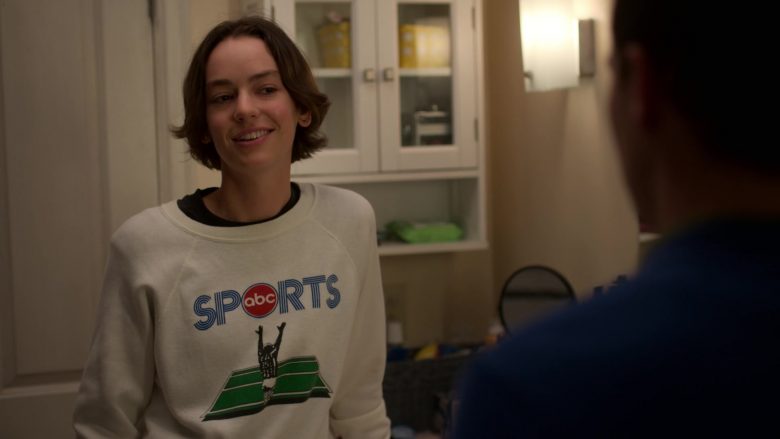 ABC Sports Channel Sweatshirt Worn by Brigette Lundy-Paine as Casey Gardner in Atypical Season 3 Episode 5 (5)
