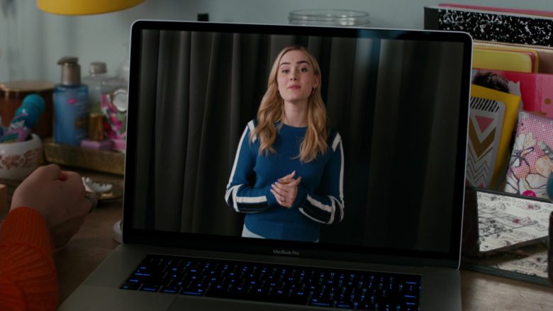 Apple MacBook Pro Laptop Used by Meg Donnelly as Sweetheart ‘Taylor’ Otto in American Housewife Season 4 Episode 9 (1)