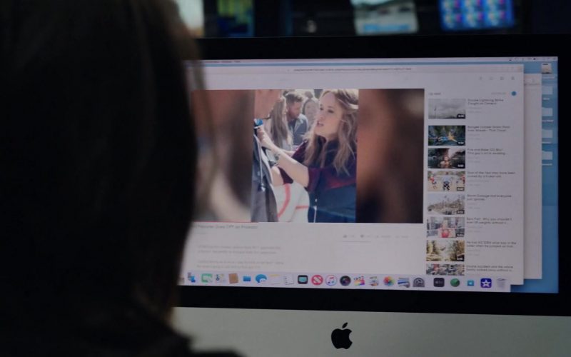 Apple iMac Computer Used by Bel Powley as Claire Canway in The Morning Show Season 1 Episode 1 (1)