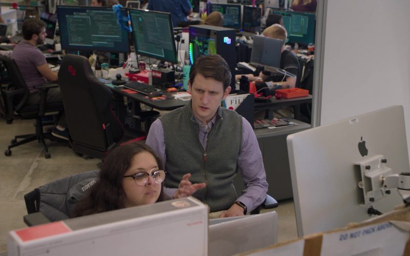 Apple iMac Computer Used by Zach Woods as Jared in Silicon Valley Season 6 Episode 4