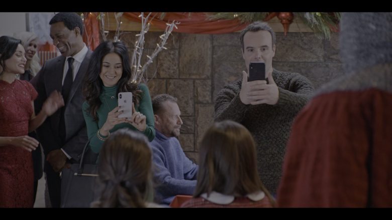 Apple iPhone Smartphone Used by Emmanuelle Chriqui in The Knight Before Christmas (2)