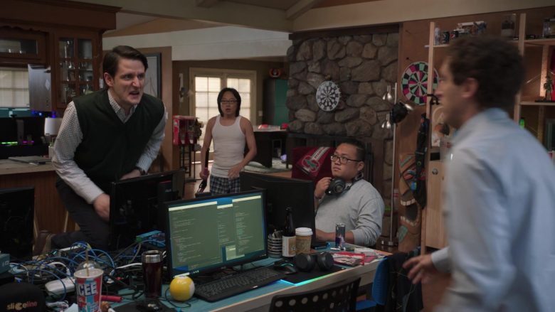 Asus Monitors and Icee Drink in Silicon Valley Season 6 Episode 2 Blood Money