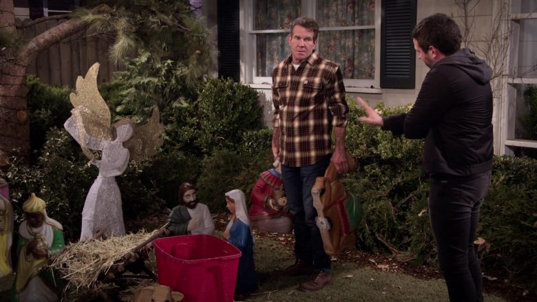 Carhartt Plaid Shirt Worn by Dennis Quaid as Don Quinn in Merry Happy Whatever Season 1 Episode 1 (1)