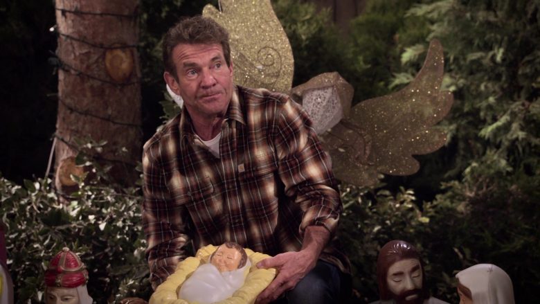 Carhartt Plaid Shirt Worn by Dennis Quaid as Don Quinn in Merry Happy Whatever Season 1 Episode 1 (3)