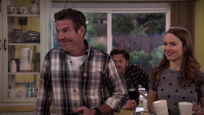 Carhartt Shirt Worn by Dennis Quaid as Don Quinn in Merry Happy Whatever Season 1 Episode 2 (2)