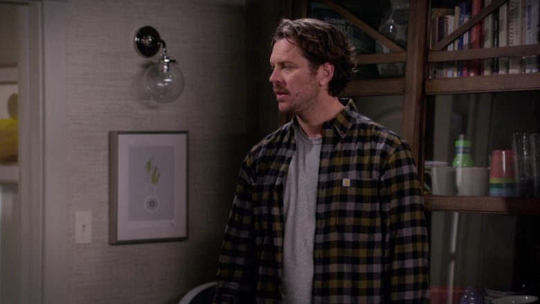 Carhartt Shirt Worn by Hayes MacArthur as Sean Quinn in Merry Happy Whatever Season 1 Episode 2 (2)