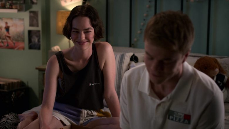 Champion Tee Worn by Brigette Lundy-Paine as Casey Gardner in Atypical Season 3 Episode 3 (6)