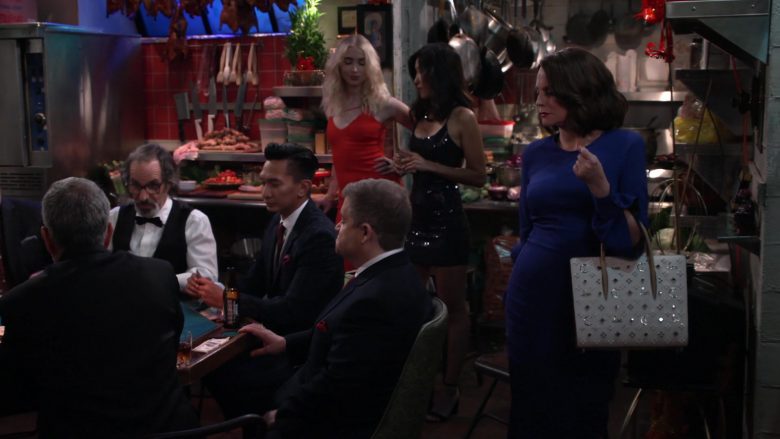 Christian Louboutin Pink Handbag Used by Megan Mullally in Will & Grace Season 11 Episode 3 (11)