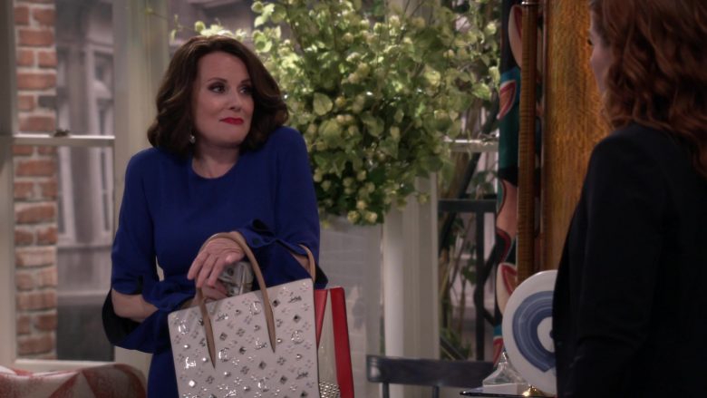 Christian Louboutin Pink Handbag Used by Megan Mullally in Will & Grace Season 11 Episode 3 (8)