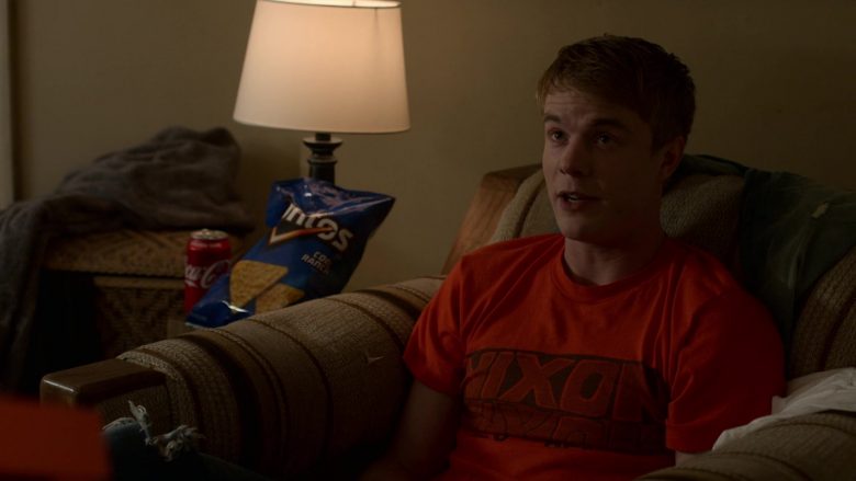 Coca-Cola and Doritos Enjoyed by Graham Rogers as Evan Chapin in Atypical Season 3 Episode 3 (3)