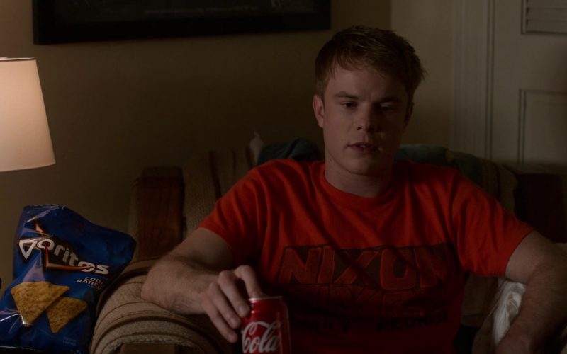 Coca-Cola and Doritos Enjoyed by Graham Rogers as Evan Chapin in Atypical Season 3 Episode 3 (7)