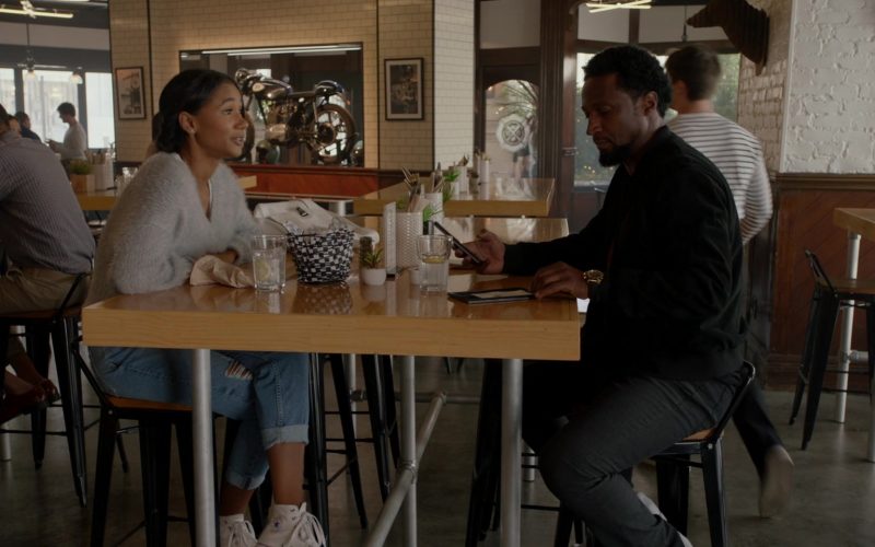 Converse White Shoes Worn by Greta Onieogou in All American Season 2 Episode 5