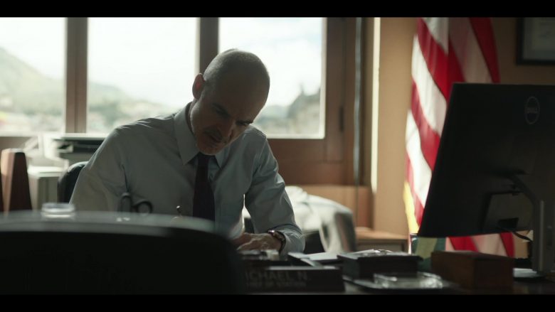 Dell Monitor Used by Michael Kelly in Tom Clancy's Jack Ryan Season 2 Episode 5 Blue Gold