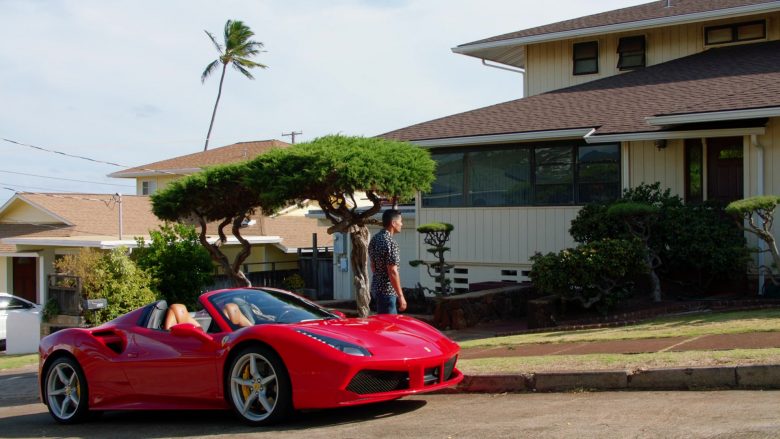 Ferrari Convertible Car Driven by Jay Hernandez as Thomas in Magnum P.I. Season 2 Episode 8 (4)