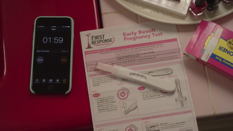 First Response Early Result Pregnancy Test in Dollface Season 1 Episode 8 Mama Bear