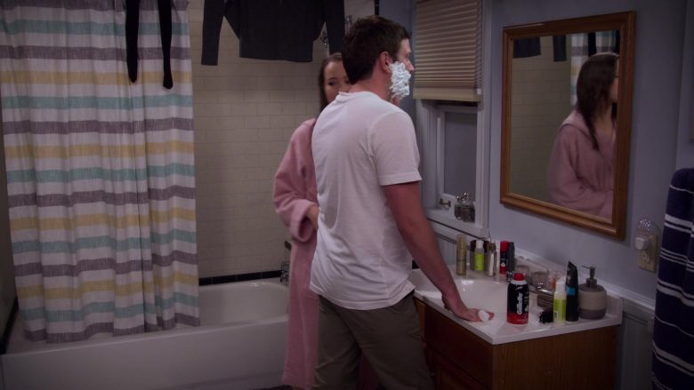Gillette Shaving Cream Used by Brent Morin as Matt in Merry Happy Whatever Season 1 Episode 5 (1)