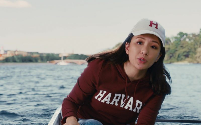 Harvard Hoodie and Cap Worn by Constance Wu as Jessica Huang in Fresh Off the Boat Season 6 Episode 7