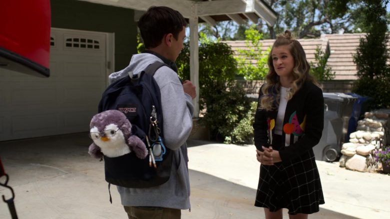 JanSport Backpack Used by Keir Gilchrist as Sam Gardner in Atypical Season 3 Episode 10