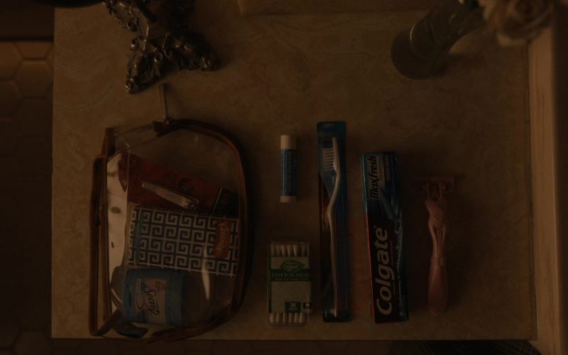 Kleenex Tissues, Secret Deodorant, Wegmans Organic Cotton Swabs, Colgate Toothpaste in Servant Season 1 Episode 1