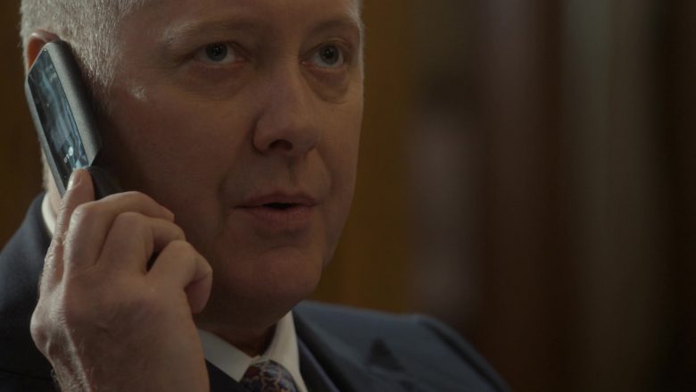 LG Mobile Phone Used by James Spader as Raymond ‘Red' Reddington in The Blacklist Season 7 Episode 6 Dr. Lewis Powell (1)