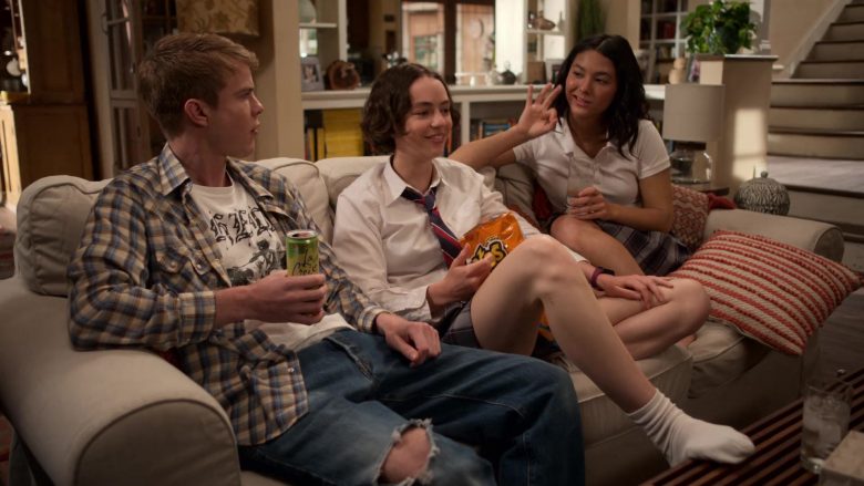 LaCroix Sparkling Water Enjoyed by Graham Rogers as Evan Chapin in Atypical Season 3 Episode 3 (4)