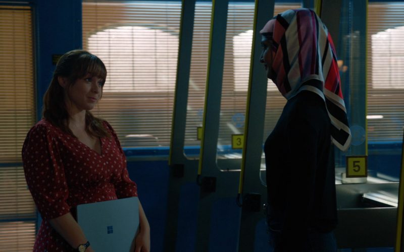 Microsoft Surface Tablet Used by Renée Felice Smith in NCIS Los Angeles Season 11 Episode 7 (1)