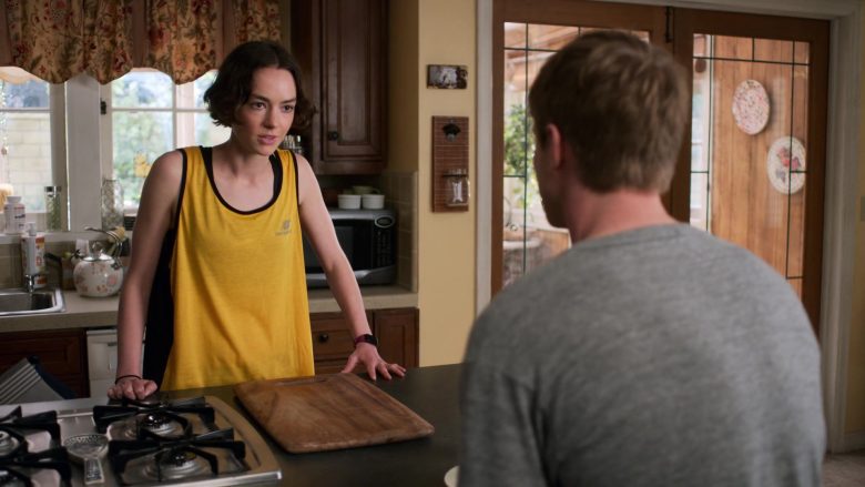 New Balance Yellow T-Shirt Worn by Brigette Lundy-Paine as Casey Gardner in Atypical Season 3 (3)