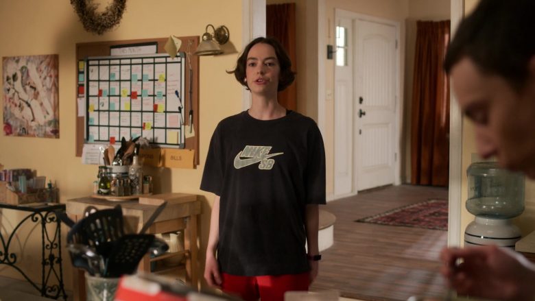 Nike Black T-Shirt Worn by Brigette Lundy-Paine as Casey Gardner in Atypical Season 3 Episode 2 (1)