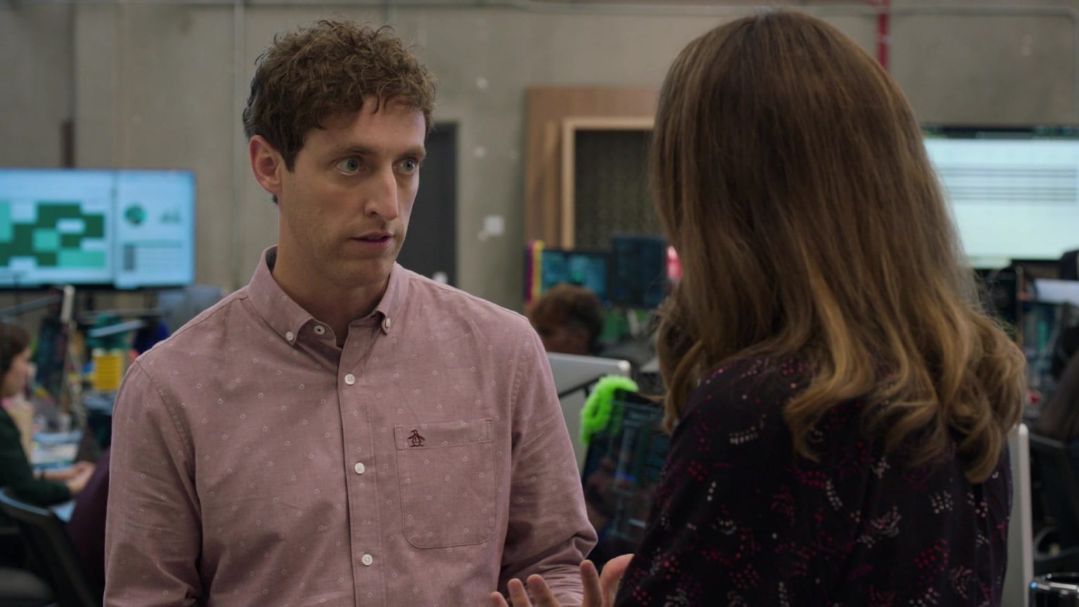 Original Penguin Shirt Worn By Thomas Middleditch As Richard Hendricks