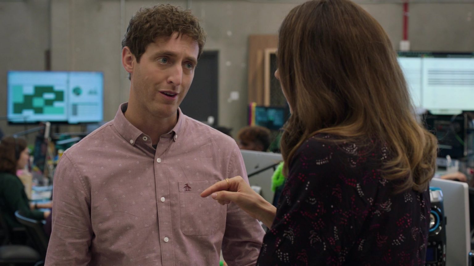 Original Penguin Shirt Worn By Thomas Middleditch As Richard Hendricks