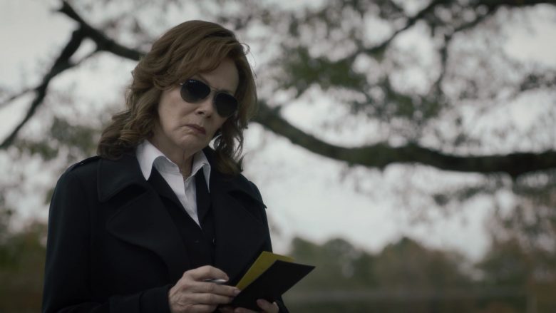 Ray-Ban P Women's Sunglasses Worn by Jean Smart as Laurie Blake in Watchmen Season 1 Episode 3 (3)