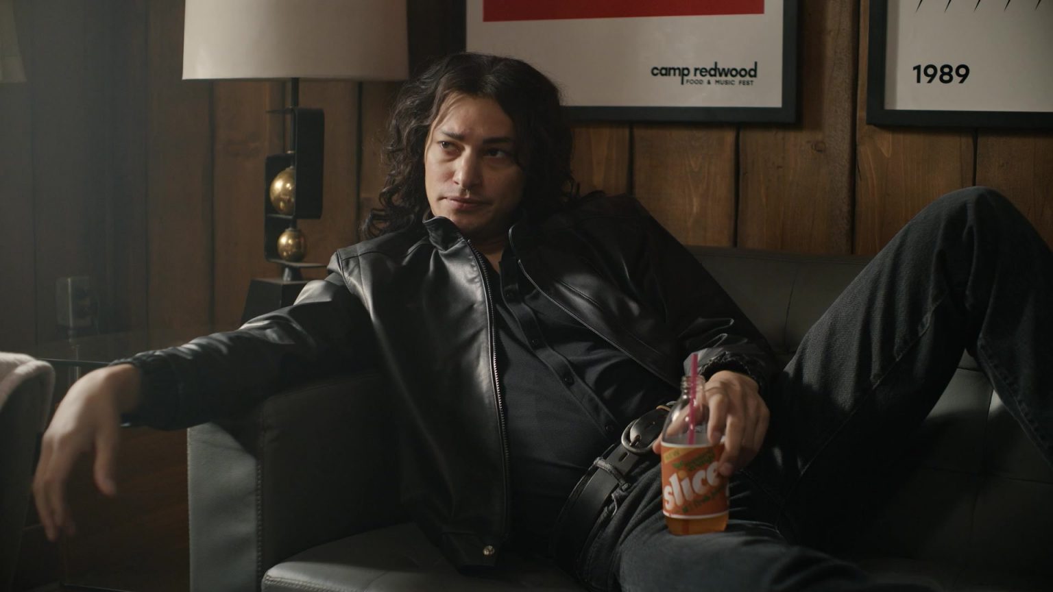 Slice Drink Enjoyed By Zach Villa As Richard Ramirez In American Horror
