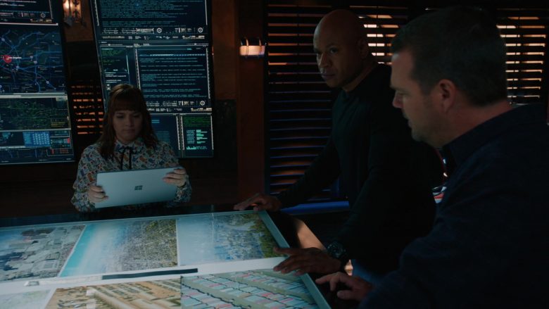 Surface Tablet Held by Renée Felice Smith in NCIS Los Angeles Season 11 Episode 8 (2)