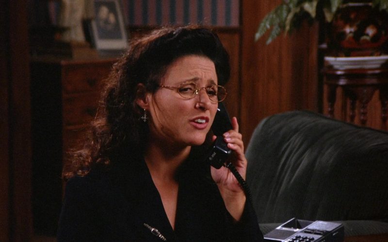 AT&T Black Phone Used by Julia Louis-Dreyfus as Elaine Benes in Seinfeld Season 6 Episode 3