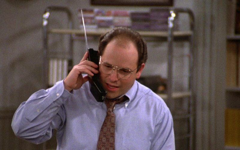 AT&T Telephone Held by Jason Alexander as George Costanza in Seinfeld Season 2 Episode 6 (1)