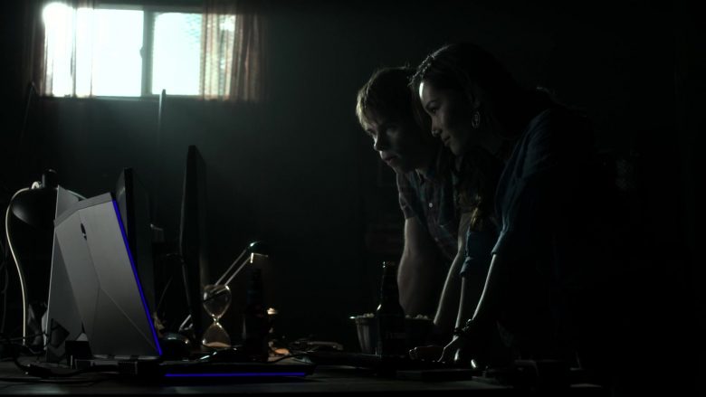 Alienware Laptop and Monitor Used by Teddy Moynihan as Jergen Weber and Jacky Lai as Kaylee Vo in V Wars (2)