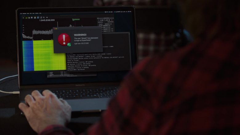 Apple MacBook Laptop Used by Martin Starr as Bertram Gilfoyle in Silicon Valley Season 6 Episode 7 (3)