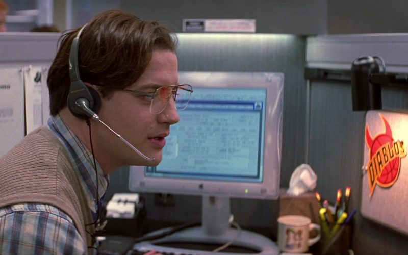Apple Monitor Used by Brendan Fraser in Bedazzled (2)