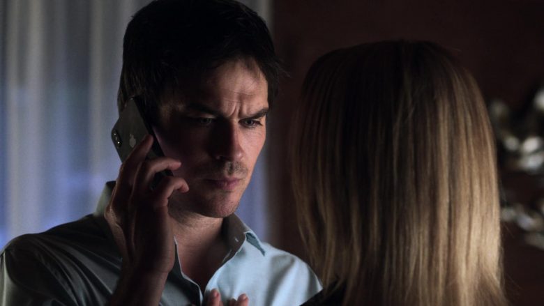 Apple iPhone Smartphone Used by Ian Somerhalder as Dr. Luther Swann in V Wars Season 1 Episode 1
