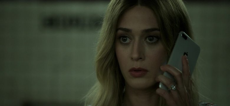 Apple iPhone Smartphone Used by Lizzy Caplan in Truth Be Told Season 1 Episode 2