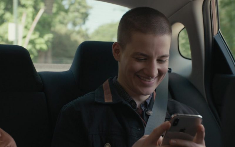 Apple iPhone Smartphone Used by Theo Germaine as Chris in Work in Progress Season 1 Episode 3 162