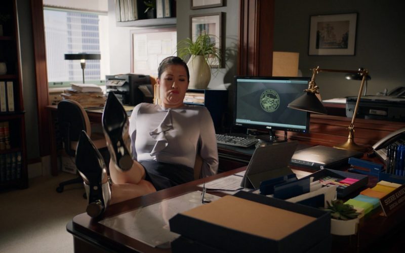 Asus Monitor Used by Ruthie Ann Miles as Sherri Kansky in All Rise Season 1 Episode 10 (1)