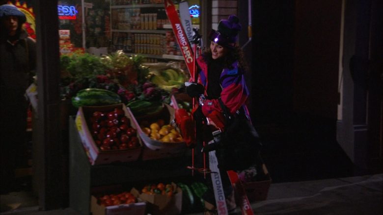 Atomic Arc Skis Held by Julia Louis-Dreyfus as Elaine Benes in Seinfeld Season 6 Episode 17 (1)